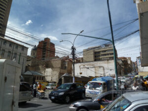 Lissa HarrisonUna calle muy concurrida de La Paz, Bolivia