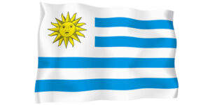  ©Digital Archive Japan/AlamyLa bandera de Uruguay 